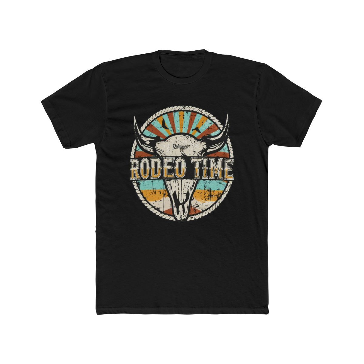 Rock & Roll Cowboy s Dale Brisby Rodeo Time Black T Shirt RRBT21R12V - alternate angle 3, merchandise