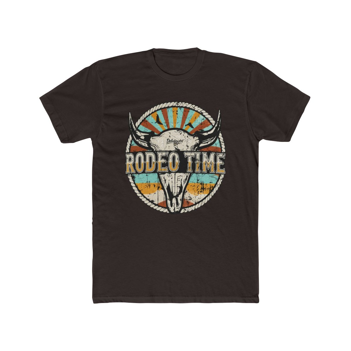 Rock & Roll Cowboy s Dale Brisby Rodeo Time Black T Shirt RRBT21R12V - alternate angle 2, merchandise