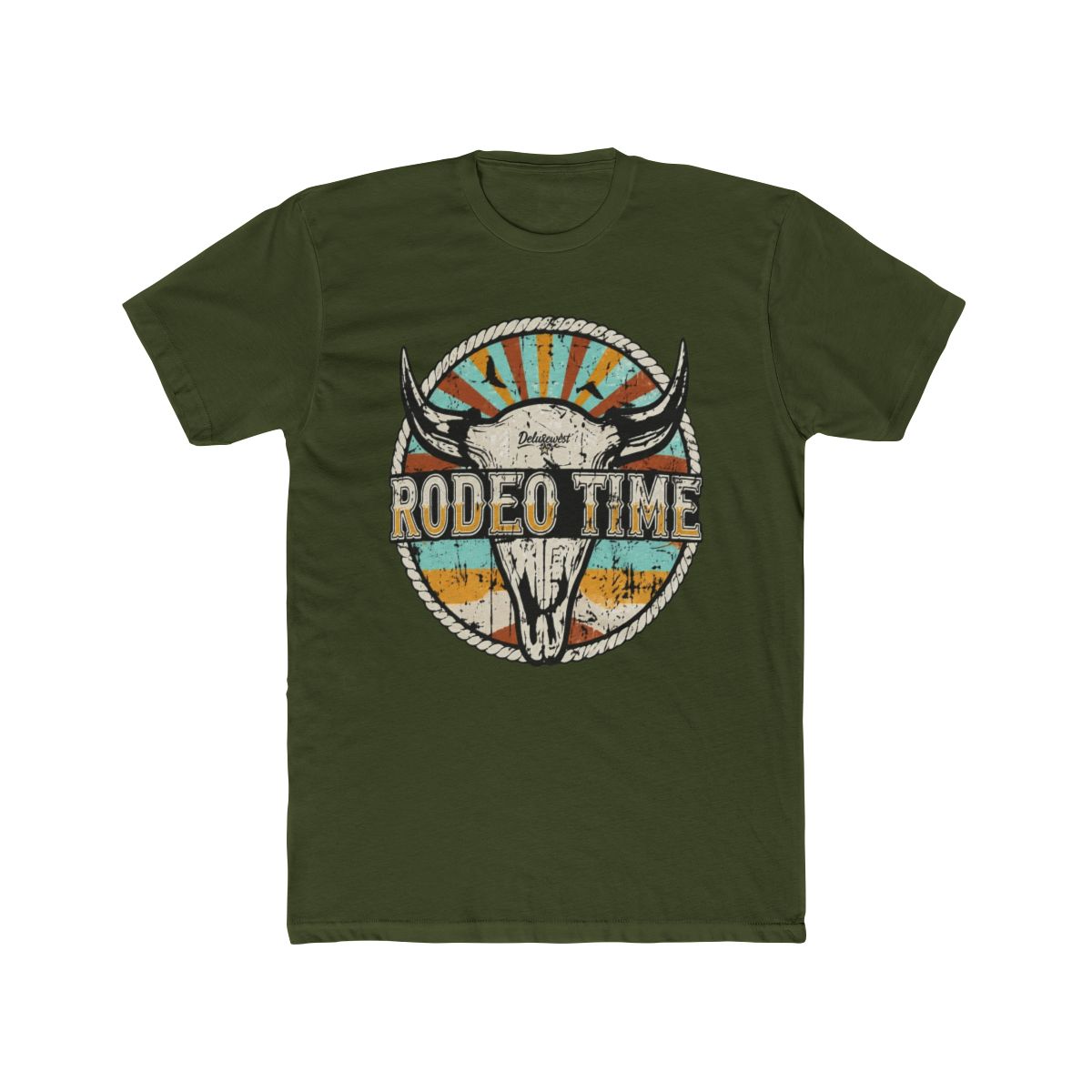 Rock & Roll Cowboy s Dale Brisby Rodeo Time Black T Shirt RRBT21R12V - alternate angle 5, merchandise