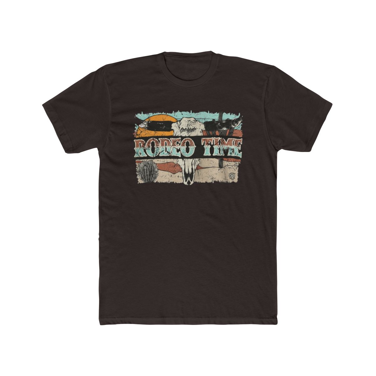 Rock & Roll Denim Dale Brisby Rodeo Time Black Graphic T Shirt BU21T02281 - alternate angle 2, merchandise