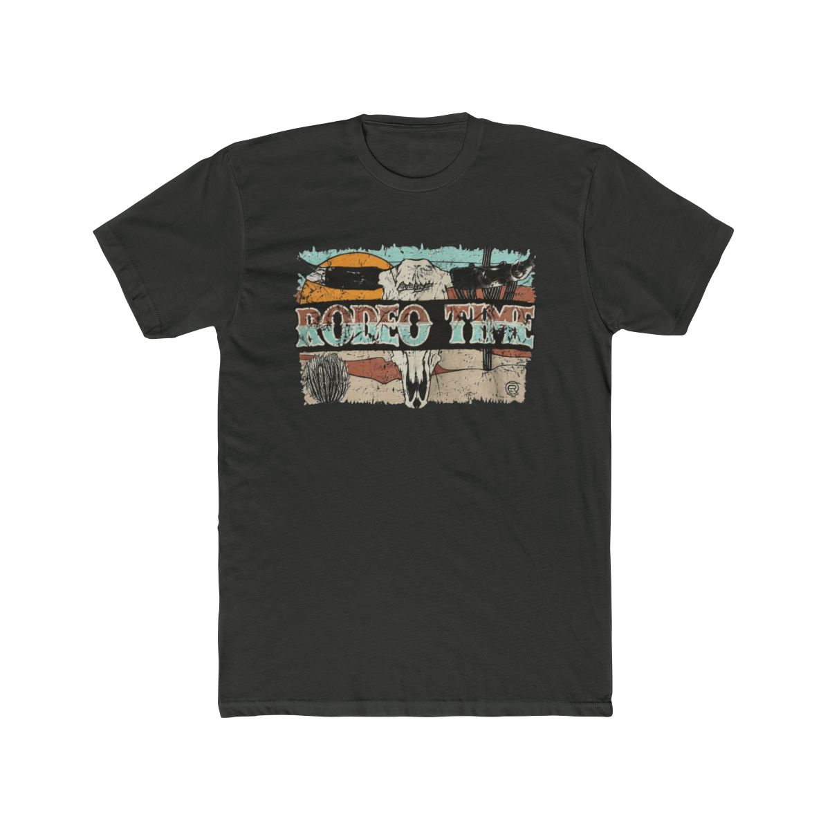 Rock & Roll Denim Dale Brisby Rodeo Time Black Graphic T Shirt BU21T02281 - alternate angle 5, merchandise
