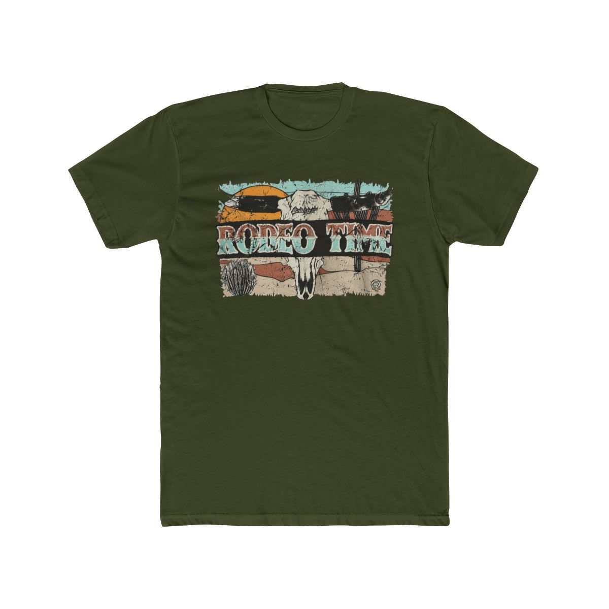 Rock & Roll Denim Dale Brisby Rodeo Time Black Graphic T Shirt BU21T02281 - alternate angle 4, merchandise