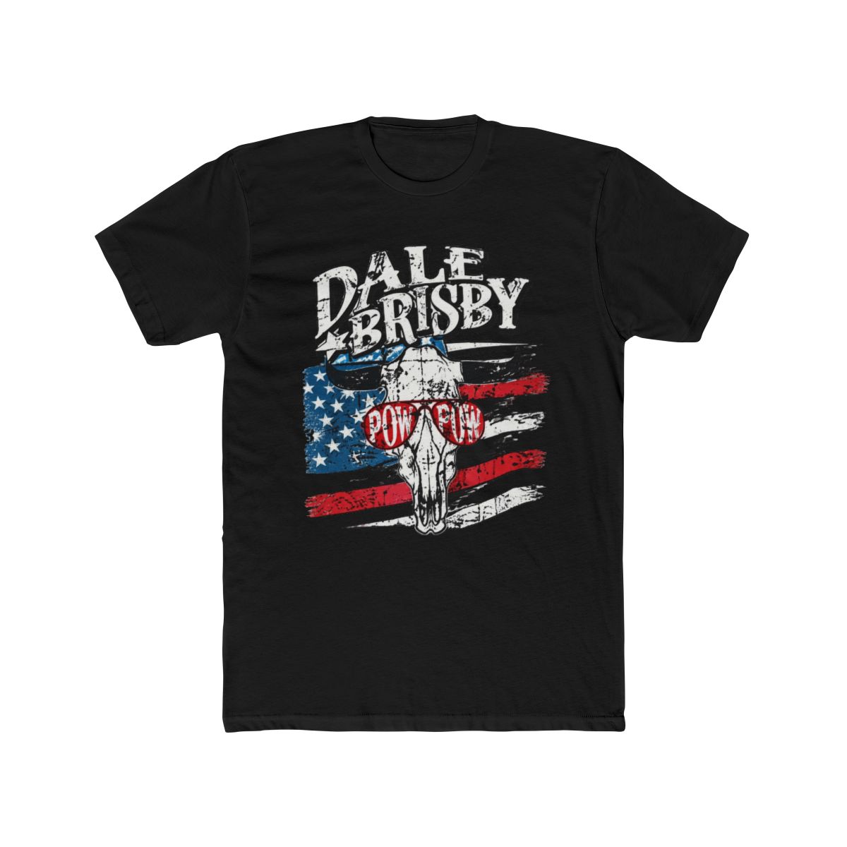 Dale Brisby Pow Pow Flag T Shirt - alternate angle 3, merchandise