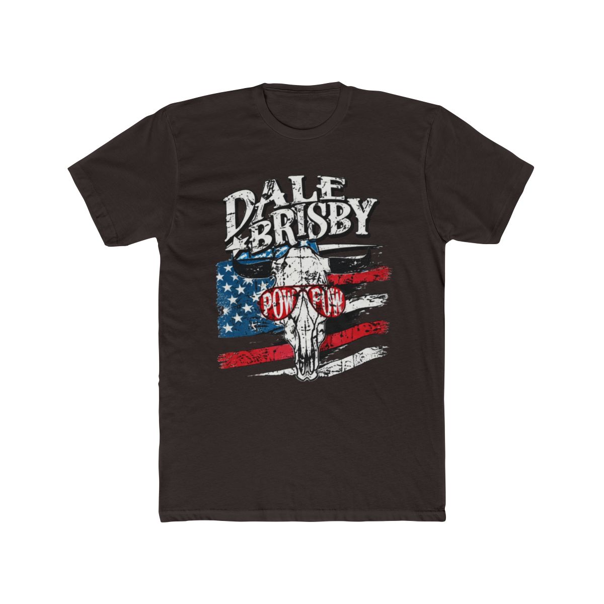 Dale Brisby Pow Pow Flag T Shirt - alternate angle 2, merchandise