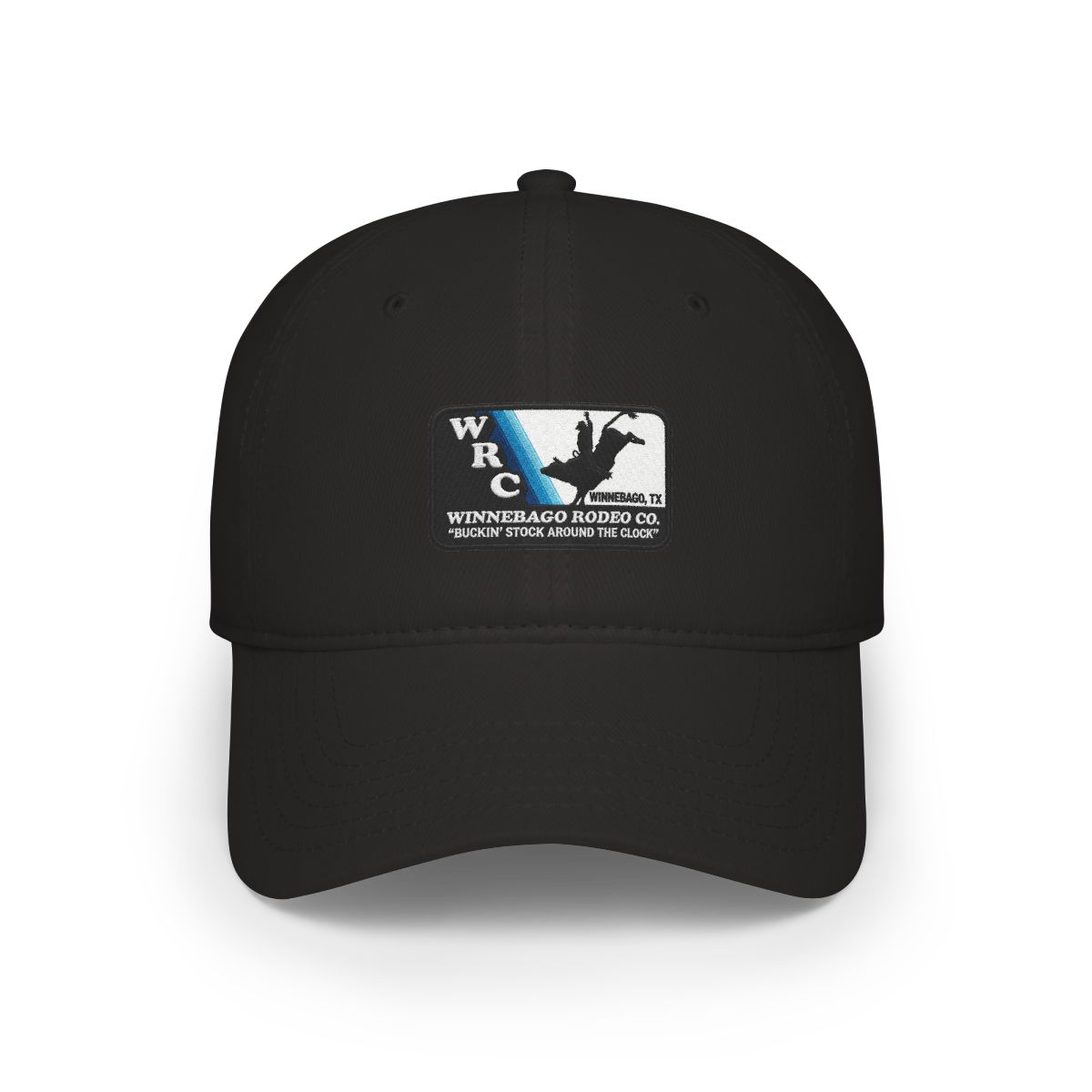 White WRC Bull Patch Snapback | Dale Brisby