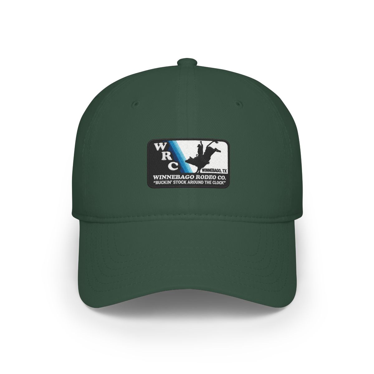 White WRC Bull Patch Snapback | Dale Brisby - alternate angle 4, merchandise