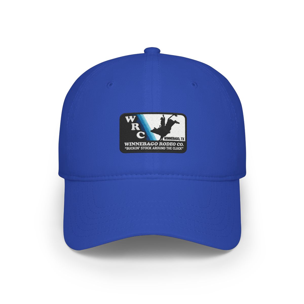 White WRC Bull Patch Snapback | Dale Brisby - alternate angle 5, merchandise