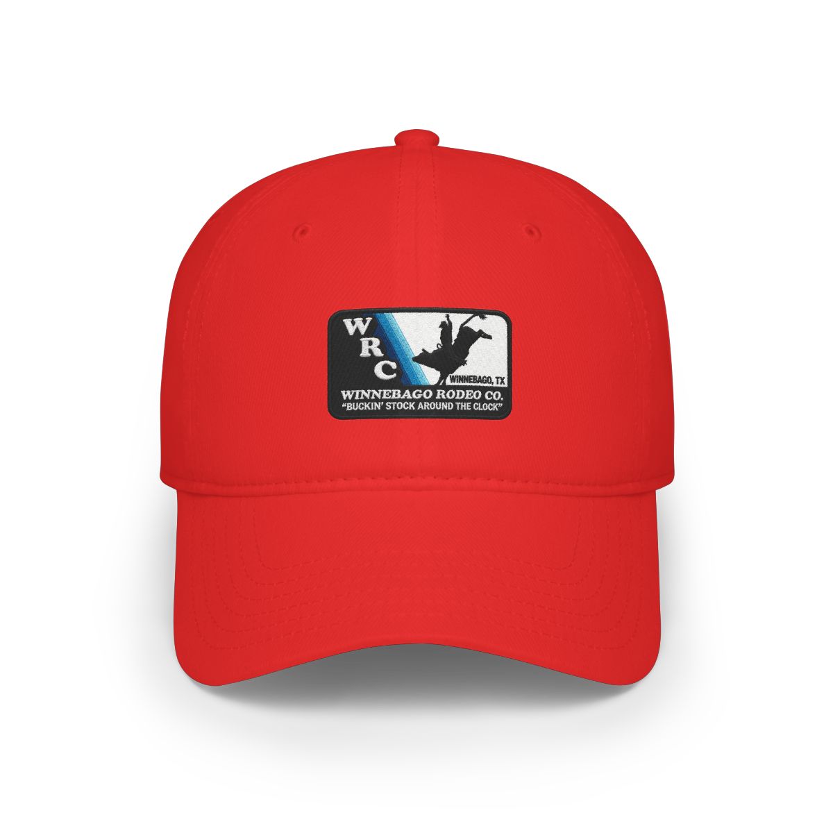 White WRC Bull Patch Snapback | Dale Brisby - Official Hats & Caps merchandise