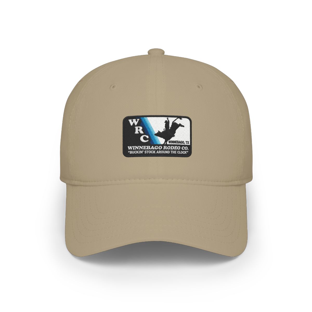White WRC Bull Patch Snapback | Dale Brisby - alternate angle 3, merchandise